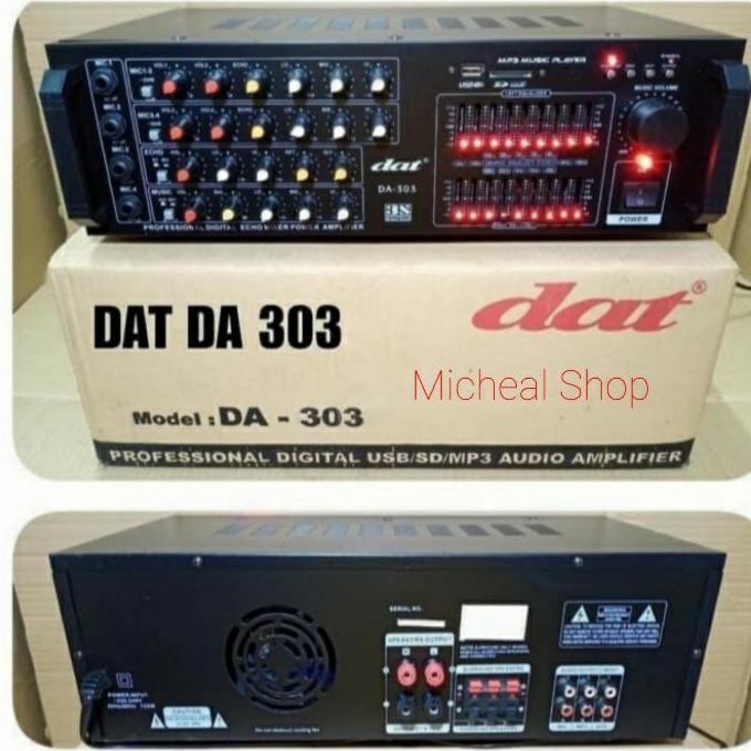 Amplifier power mixer Karaoke Dat Da 303 Bluetooth