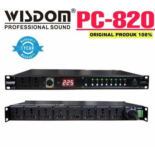 Power Sequencer Wisdom pc820 / PC 820 / pc-820 8-Channel wisdom