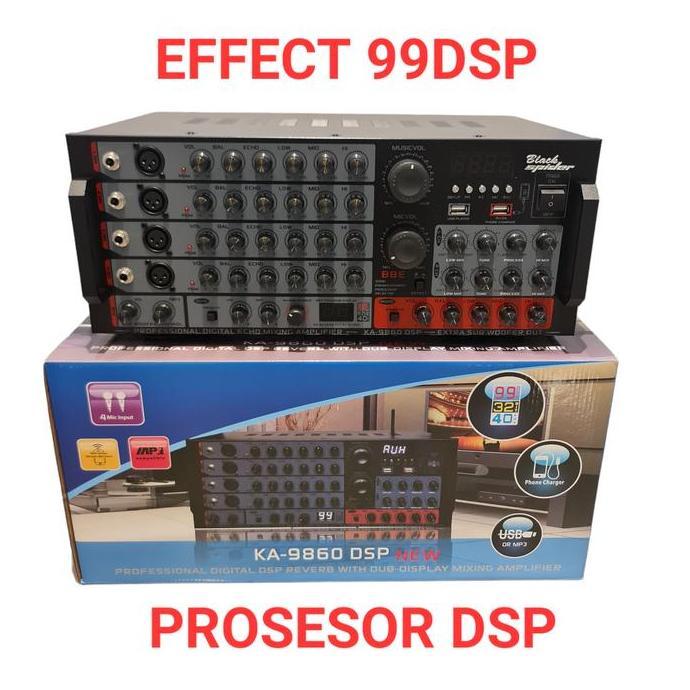 power amplifier megavox ka-9950 dsp usb sd plus prosesor