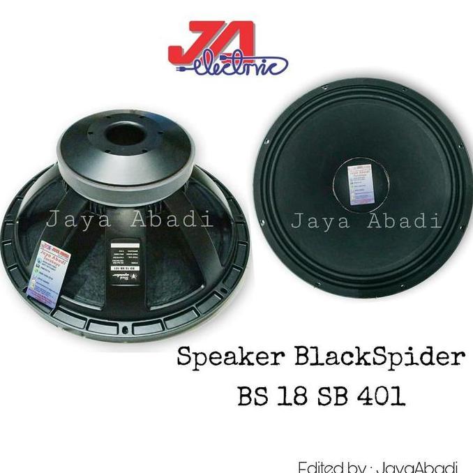 SPEAKER KOMPONEN BLACKSPIDER BS 18SB401