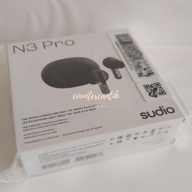 Orinal Sudio N3 Pro TWS Headset Eahones Bluetooth With ANC Black New