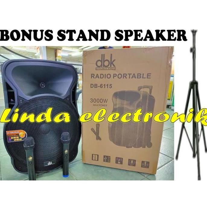 speaker aktif portable wireless dbk db 6115 15 inch dbk 6115 ORINAL