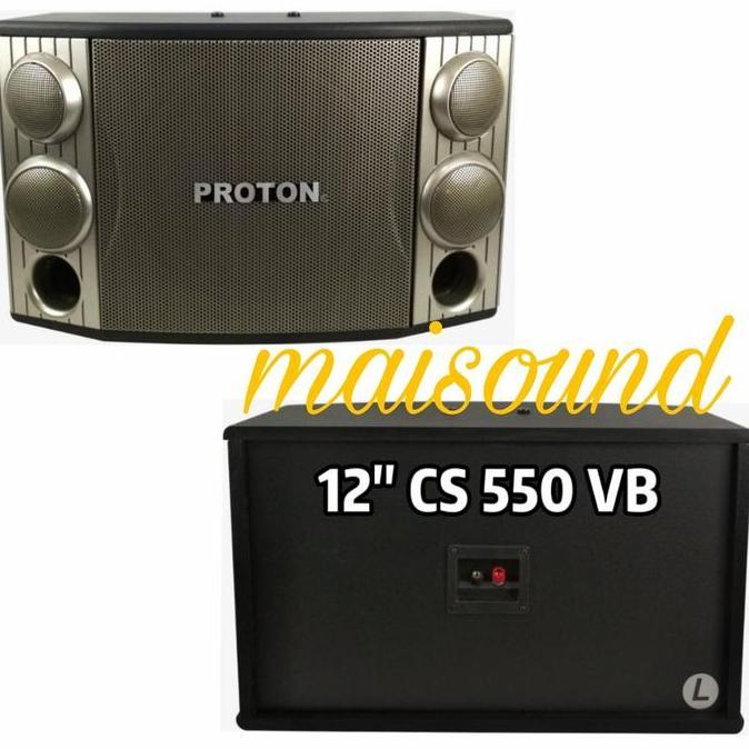 SPEAKER PASIF PROTON 12 INCH PROTON CS 550 VB 12INCH SEPASANG CS 550VB