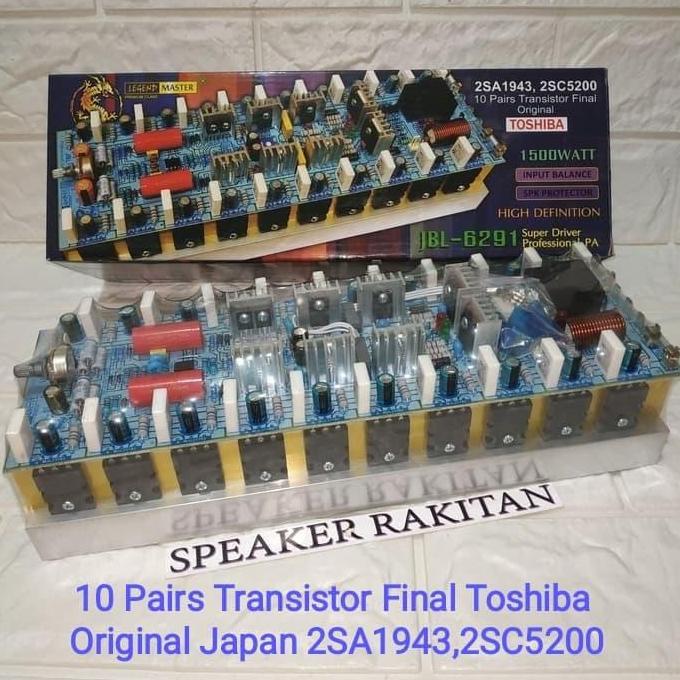 Kit power amplifier mono JBL-6291 + Tr TOSHIBA 1tt