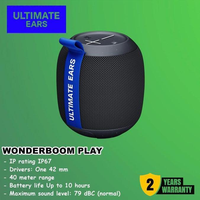 Ultimate Ears Wonderboom Play Wireless Bluetooth Speaker UE Wonder Boom