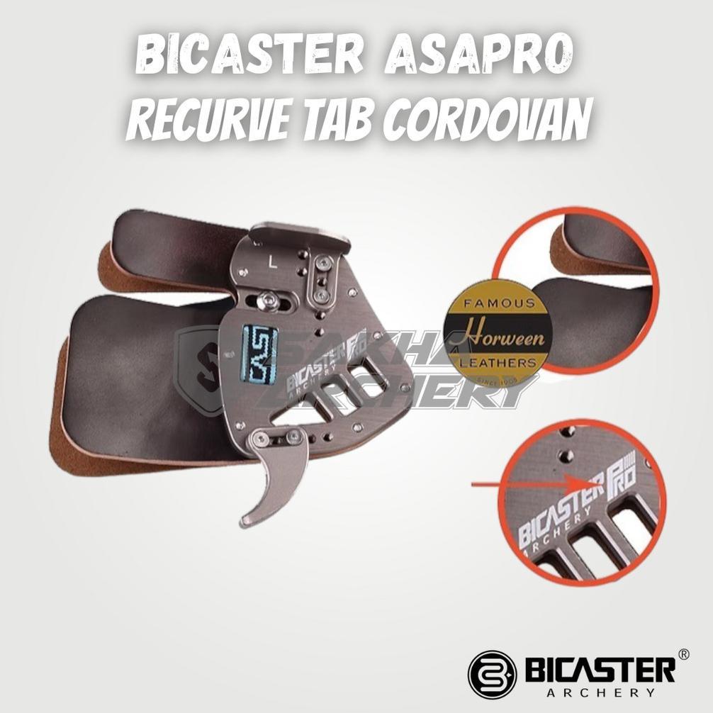 Bicaster ASA PRO Finger tab Cardovan | ASAPRO Recurve Tab Cordovan