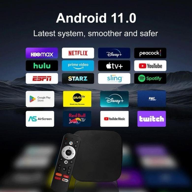 NEW PRODUCT STB XLH0ME AX810 AndroidTVBox OS Android 11 Root STB Siap Pakai