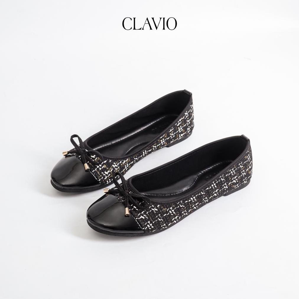 Hot Deals Clavio Clarissa Sepatu Wanita Flat Shoes Super Empuk