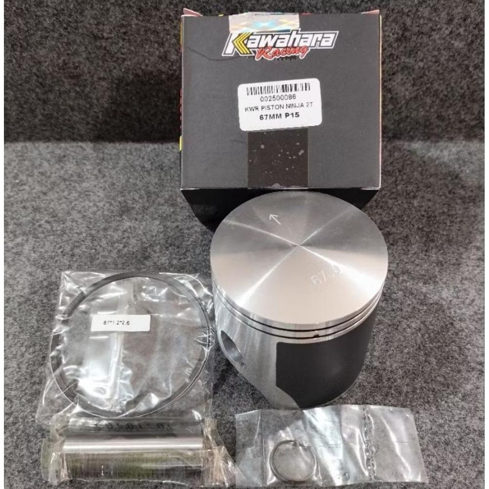 PISTON KIT KAWAHARA RACING KAWASAKI NINJA 150 R RR ZX KR KRR SERPICO DIAMETER 59 62 63 67 MM PEN PIN
