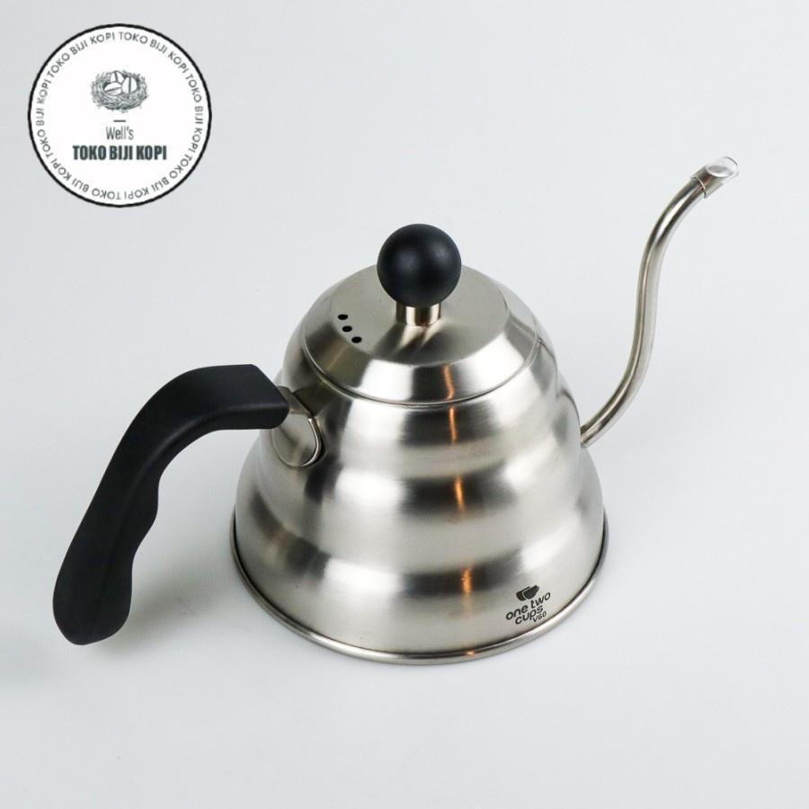Teko Kettle Leher Angsa Gooseneck Stainless 1000 Ml (Non Termometer)