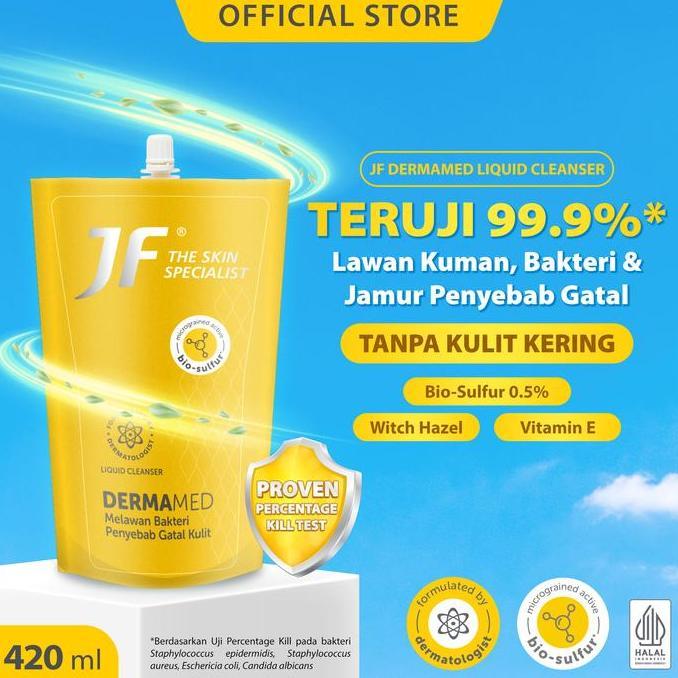 Banho - Jf Dermamed Cleanser Liquid 420Ml Pouch Spout
