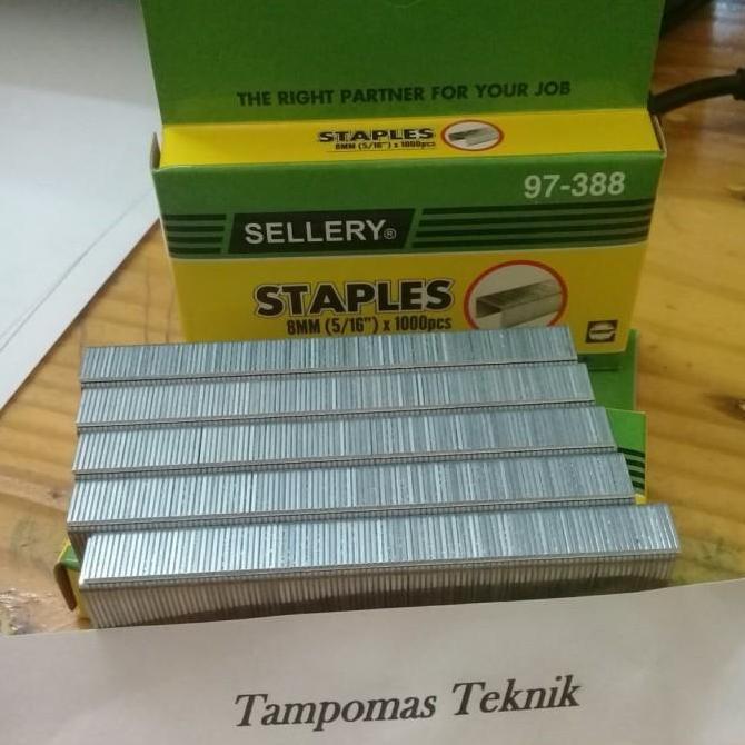 Isi Staples Tembak 8Mm Sellery Staples Gun Staples Angin