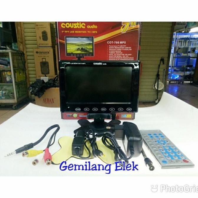 Promo TV MONITOR LED COUSTIC COT-766 MP5 USB 7 INCH Diskon