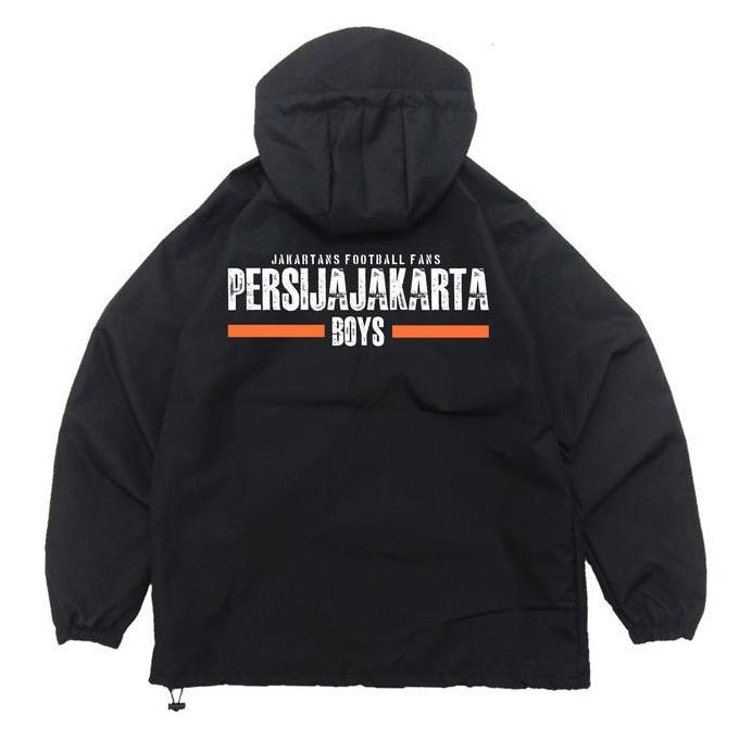 Hombre- New- Jaket Cagoule Gropcore Sablon Ultras Persija Jakartans Football Fans Boys Terprof Pria