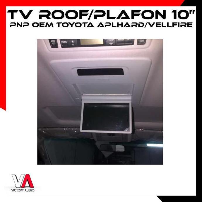 Promo TV Roof Plafon PnP OEM Mobil Toyota Alphard Vellfire ENIGMA EG1078 10" Diskon