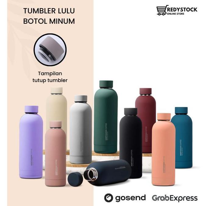 Gin- Tumbler Kopi Botol Minum Olahraga Lulu Double Ll Stainless Ll-015