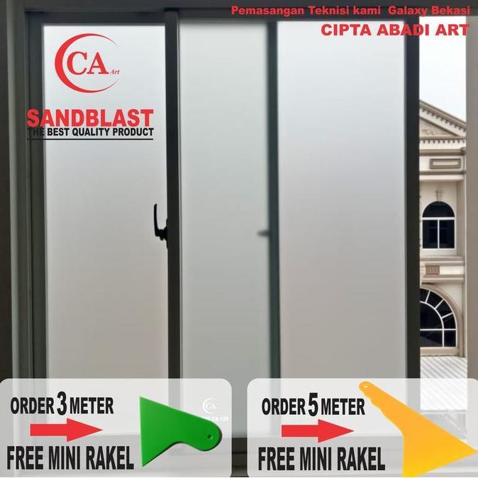 Star- Stiker Kaca/Stiker Kaca Buram Est