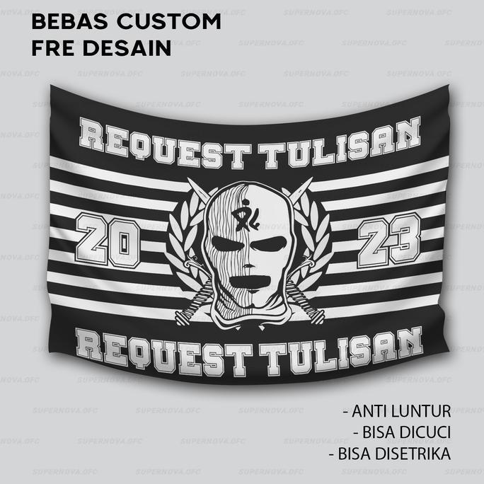 Bendera / Bendera Basis Suporter Jumbo Bebas Request | Bendera Komunitas | Bendera Ultras