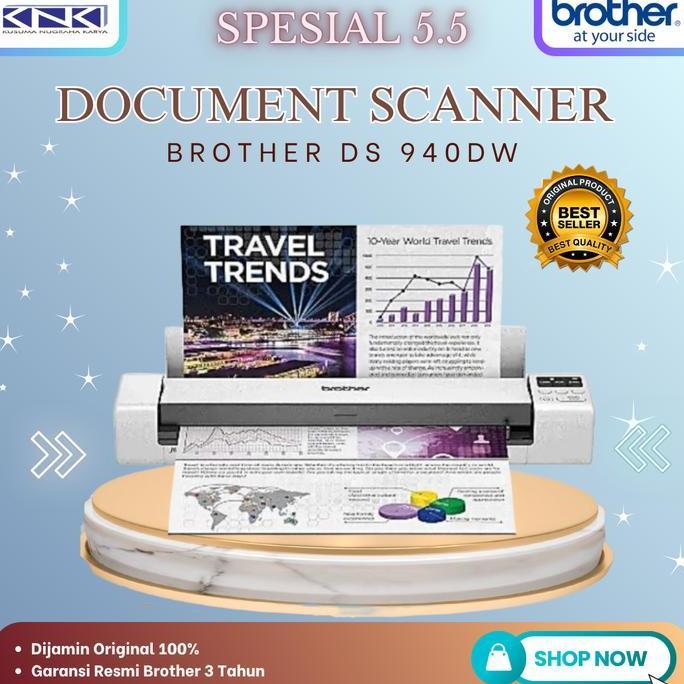 Scanner Brother DS 940DW / DS940DW / DS 940 Duplex Wireless