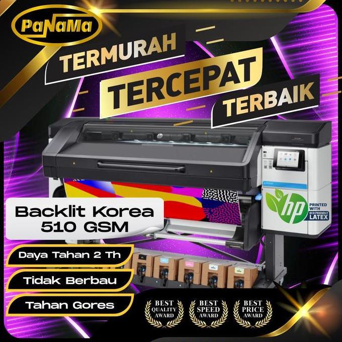 Print Backlit Korea 510gsm - HP LATEX - Cetak Backlite Korea Premium 