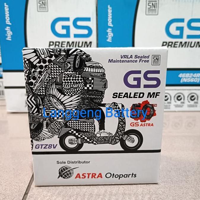 Aki R25 R-25 CBR250 XMAX GTZ8V MF GS ASTRA Accu GTZ-8V GS GTZ8-V Astra