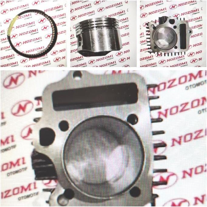 Cylinder Block assy Nozomi Srikandi 110cc / Piston Kit assy Nozomi Srikandi