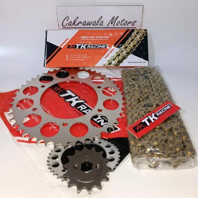 GEAR SET TK 520 CRF 150 & RANTAI TK HS
