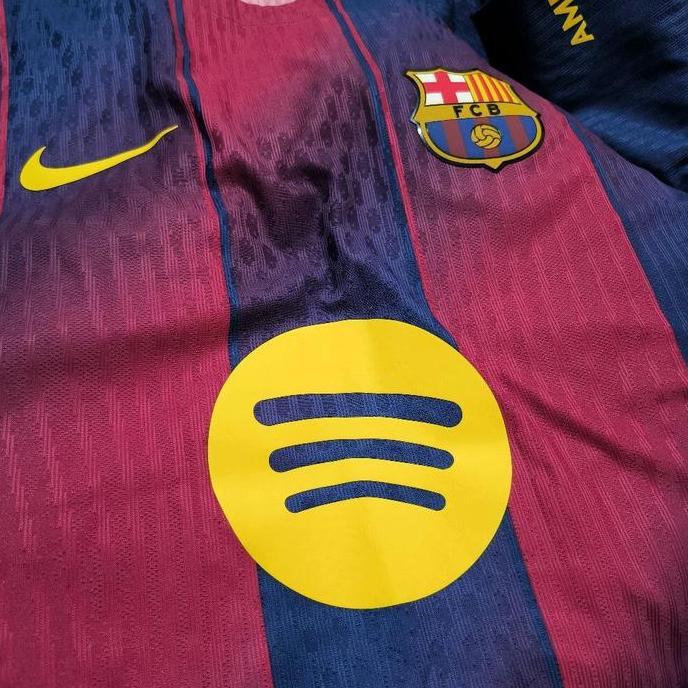 Jersey / Jersey Bola Original Barcelona Fcb Home Player Issue Adv 25/26