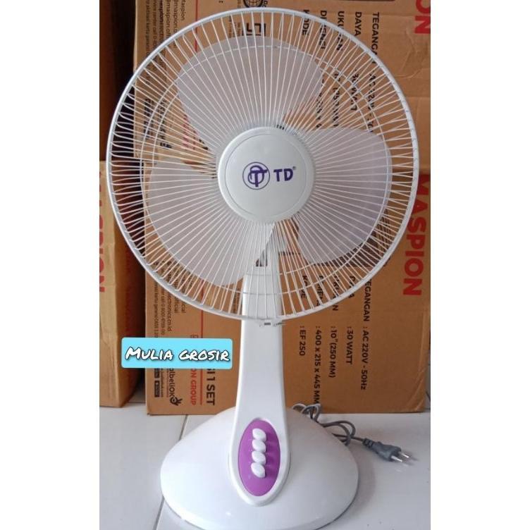 Desk Fan Td 12 Inch 2In1 Bisa Meja Dan Bisa Tembok Kipas Angin Meja Td 12Inc Kipas Meja Td 12Inch