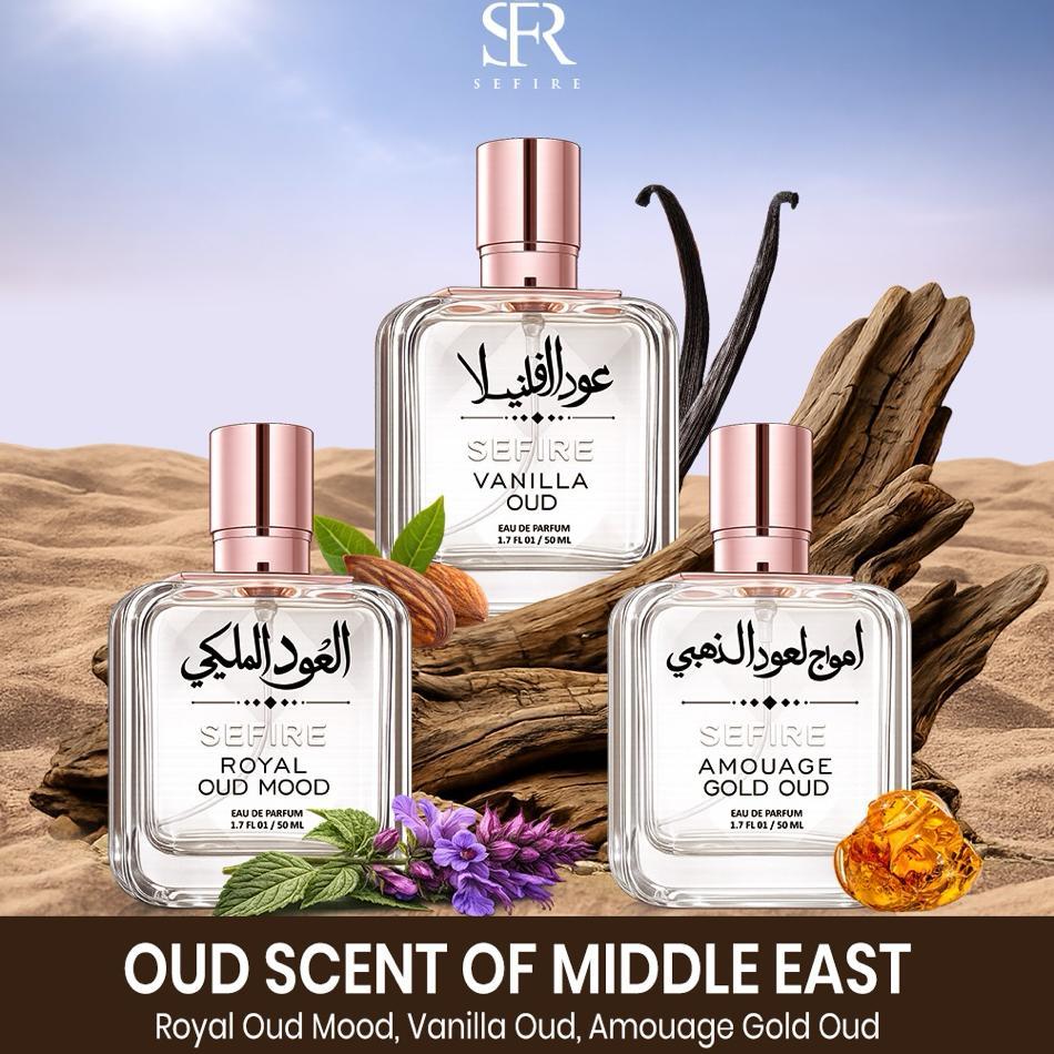 Sefire Parfum Oud Unisex Sefire 50Ml Royal Oud Mood | Amouage Gold Oud | Vanilla Oud Tahan Lama Bpom
