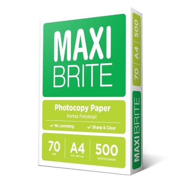 Kertas Hvs A4 70Gsm Maxi Brite
