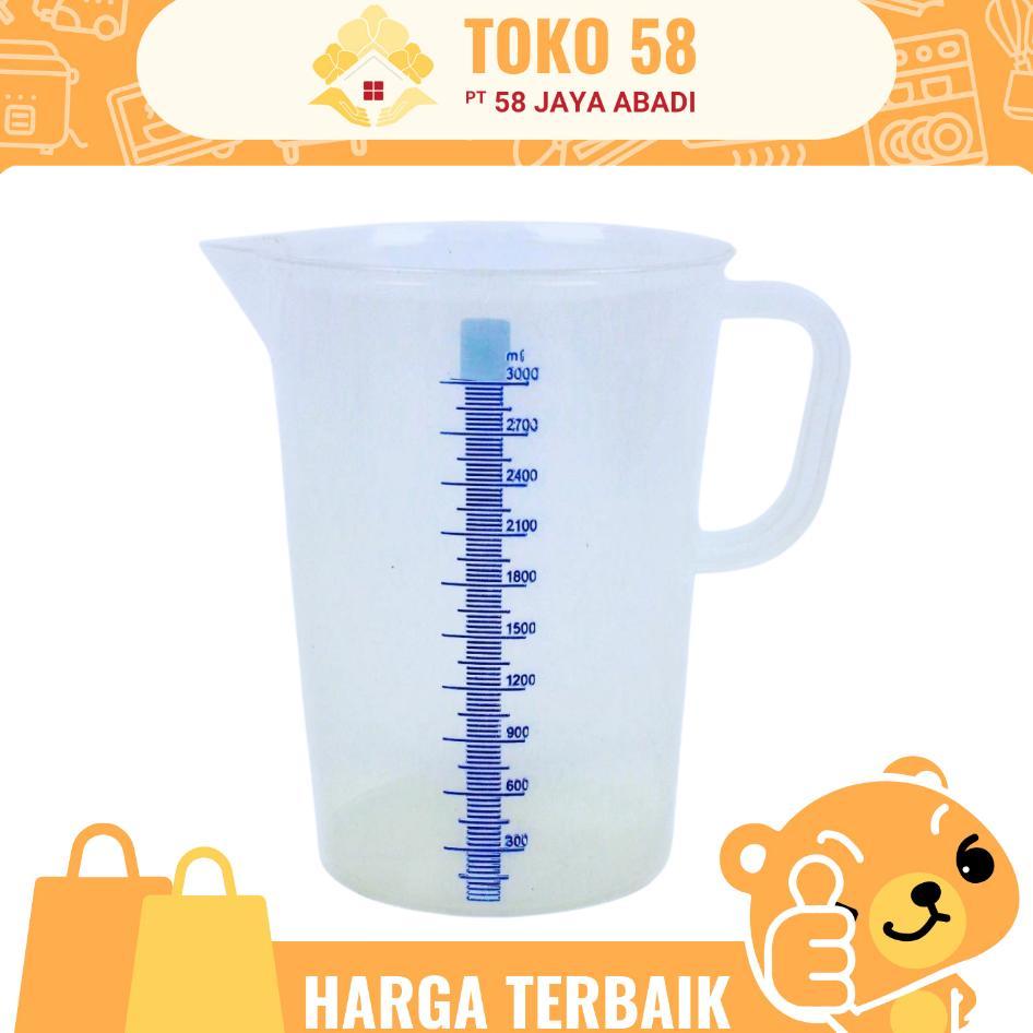 [Cod] Gelas Takaran Scarlet ( 3 Liter ) Green Leaf 1833