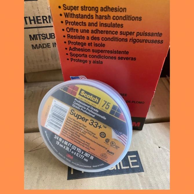 3M Isolasi Scotch 33+/Isolasi 3M Scotch Super 33+ Black
