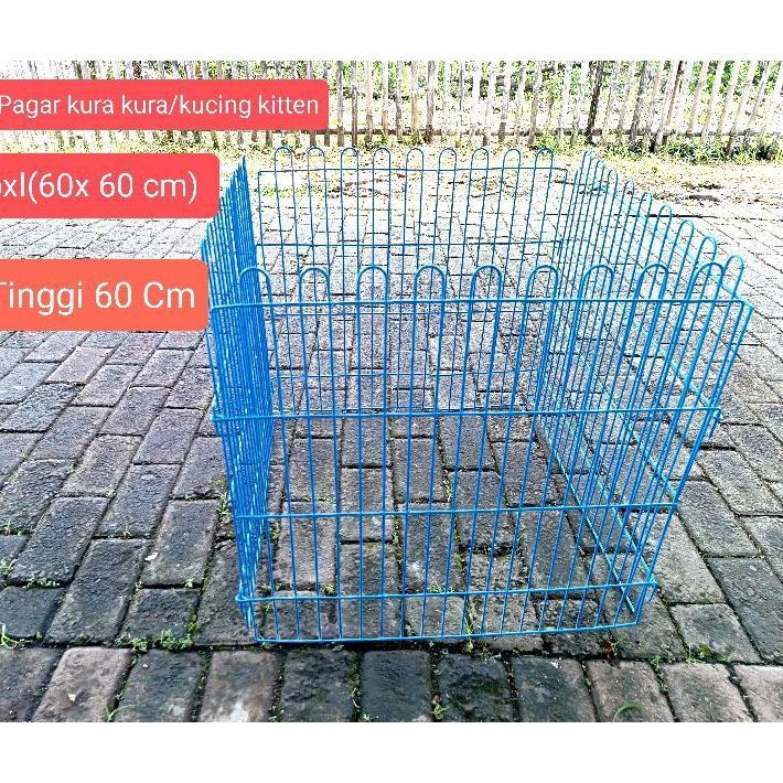 Kandang Pagar Kura Kura 4 Sisi/Pagar Kucing/Kandang Kura Kura Outdoor/Pagar Kura Kura Darat/Kandang 