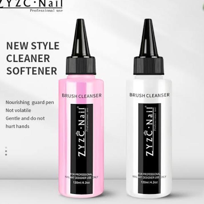 Zyzc Brush Cleanser 120Ml Oil Formula For Brush Nail Art Pembersih Kuas Nail Art