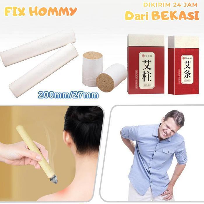 FXMY Akupuntur Moxa Moksa Batang Asap Moxa Stick Smoke Moksa Tanpa Asap