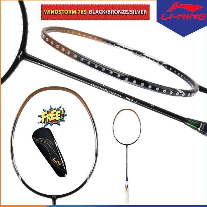 Termurah Lining Windstorm 78 S Raket Badminton Original