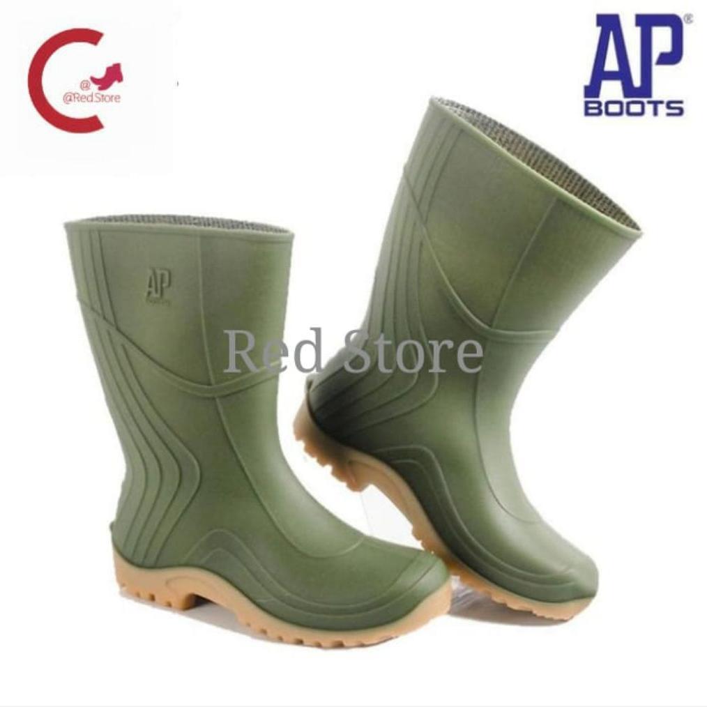 TERBARU bisa COD Sepatu Boots AP 2007 Pendek / Sepatu Boot Pendek AP Boots AP 2007 Safety Boot Pende