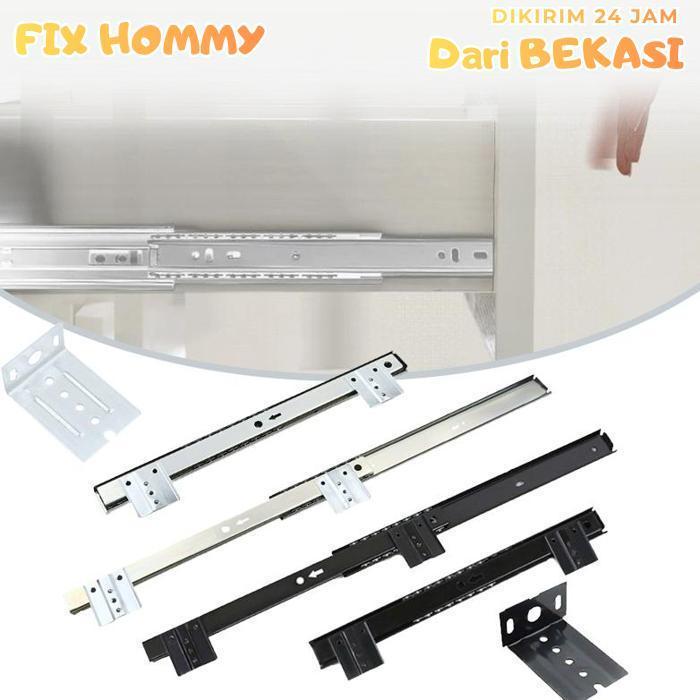 FXMY 27mm Rel Laci Keyboard Tray Set Track Meja Keyboard Rel Keyboard Tray Rel Tempat Keyboard
