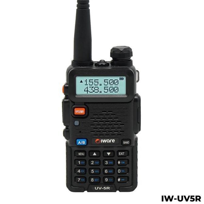 Ht Iware Uv5R Premium Dual Band Uhf Vhf Walkie Talkie Radio Ht Handy Talky Layar Terbaru 