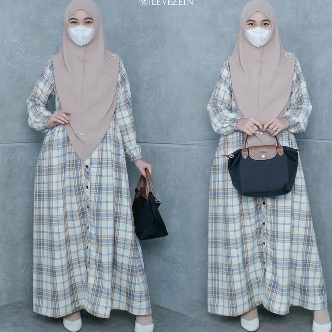 Arsy- Noora Gamis New Color Edition (2) SyarI Katun Flanel By Levezein