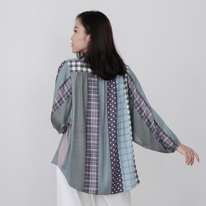 Atala | Runa Pattern Gardenia | Shirt Wanita
