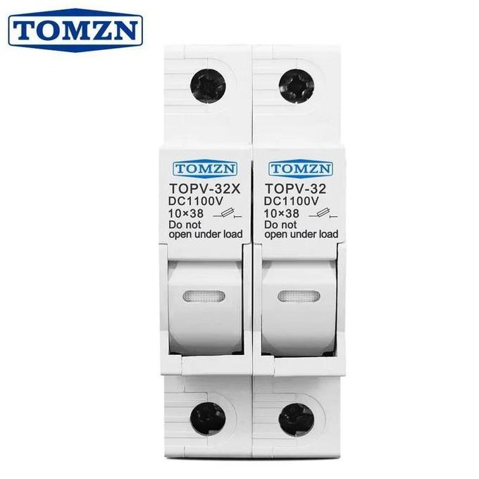 Pylo- 20A - Pv Dc Fuse Holder 2P With Fuse 20 A 1000V Solar Cell Panel Surya
