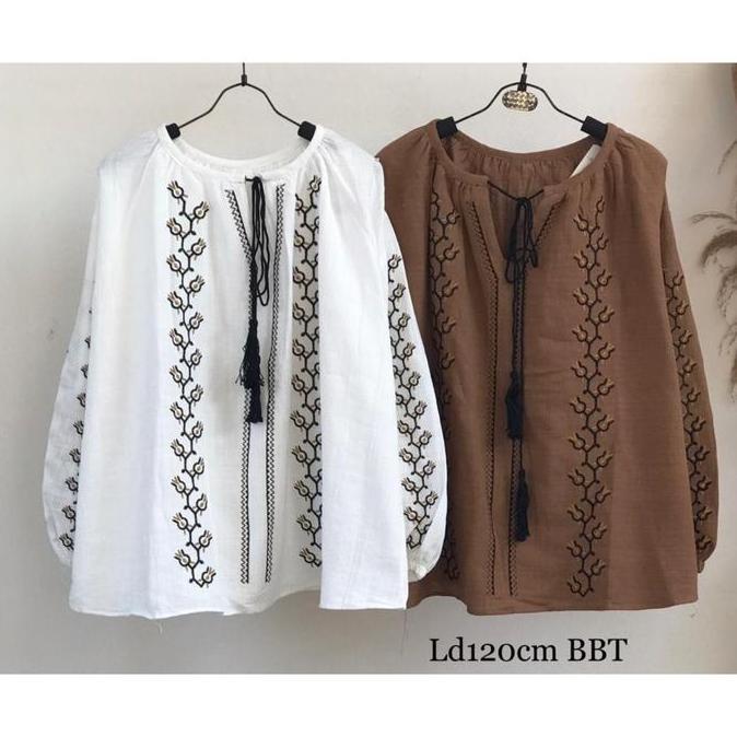 BLOUSE BOHEMIAN KATUN IMPORT ATASAN BLOUSE BOHEMIAN KATUN