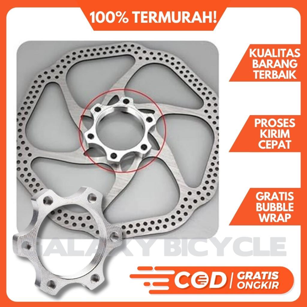 Adaptor Rotor Sepeda 44Mm Adaptor Disc Brake Alloy Rem Cakram Modifikasi Ulir Hub Freehub Ke Cakram 