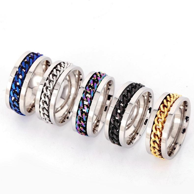 ORIGINAL Cincin Diego Titanium Steel Anti Karat Lebih Kuat Rantai Piria [s] 2026