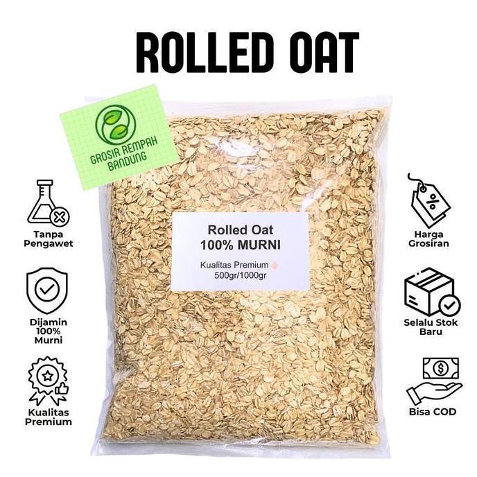 Rolled Oat / Oatmeal Gandum Utuh / Gandum Import Kualitas Premium