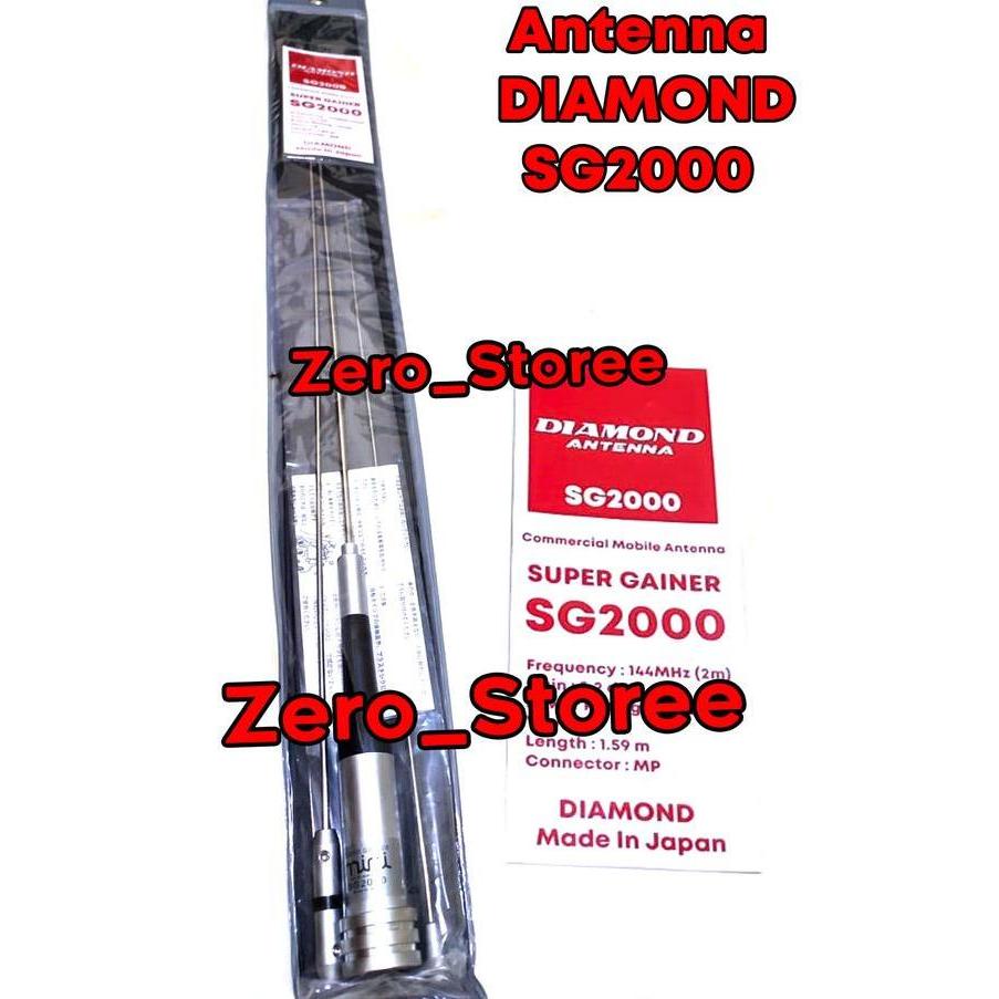 Antena Diamond Sg2000 Sg-2000 Sg 2000 Antenna Mobil Vhf Gainer Super Terbaru 
