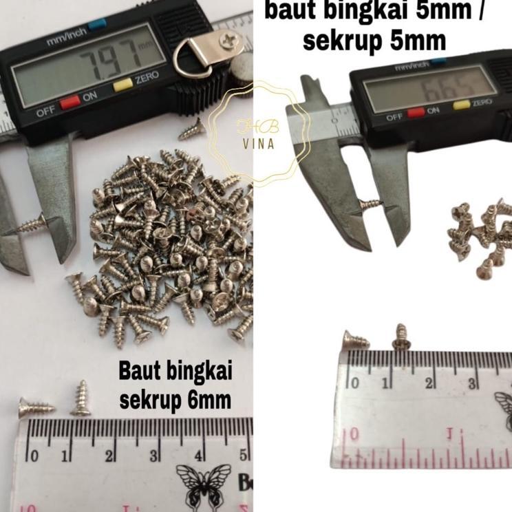 Baut Bingkai Sekrup 5Mm / Baut Sekrup Bingkai 6Mm / 2000Pcs