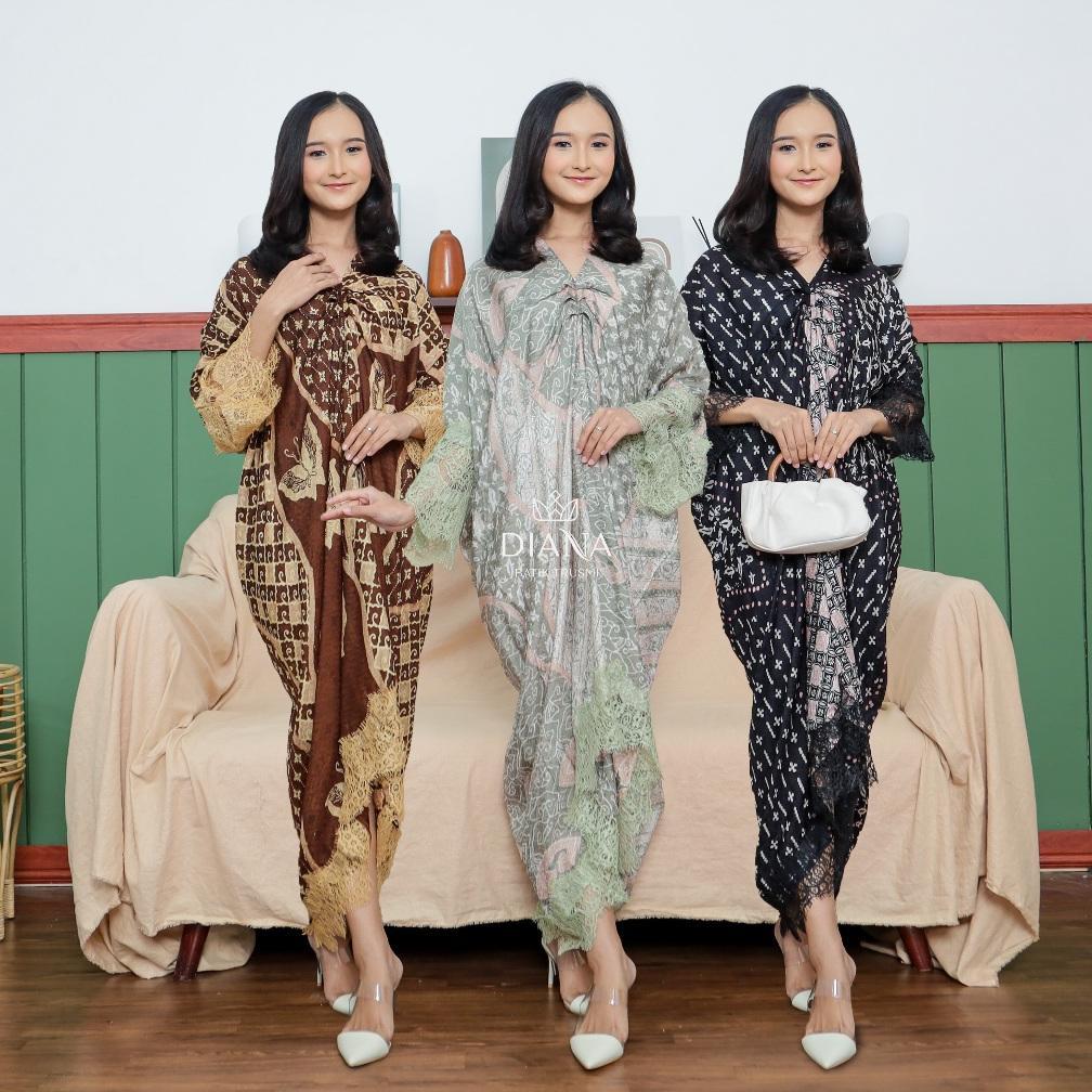 HOT PRODUCT Diana Batik - KAFTAN VISCOSE LACE | Kaftan Batik Viscose | Kaftan Lebaran